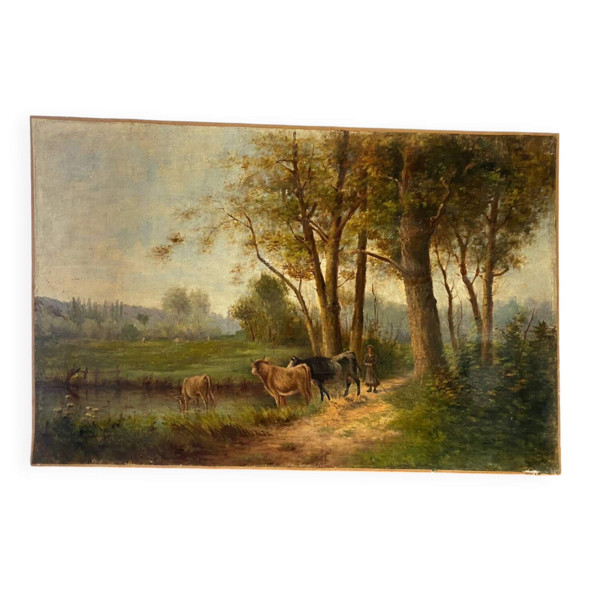 Countryside landscape by Brouaux