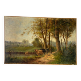Countryside landscape by Brouaux