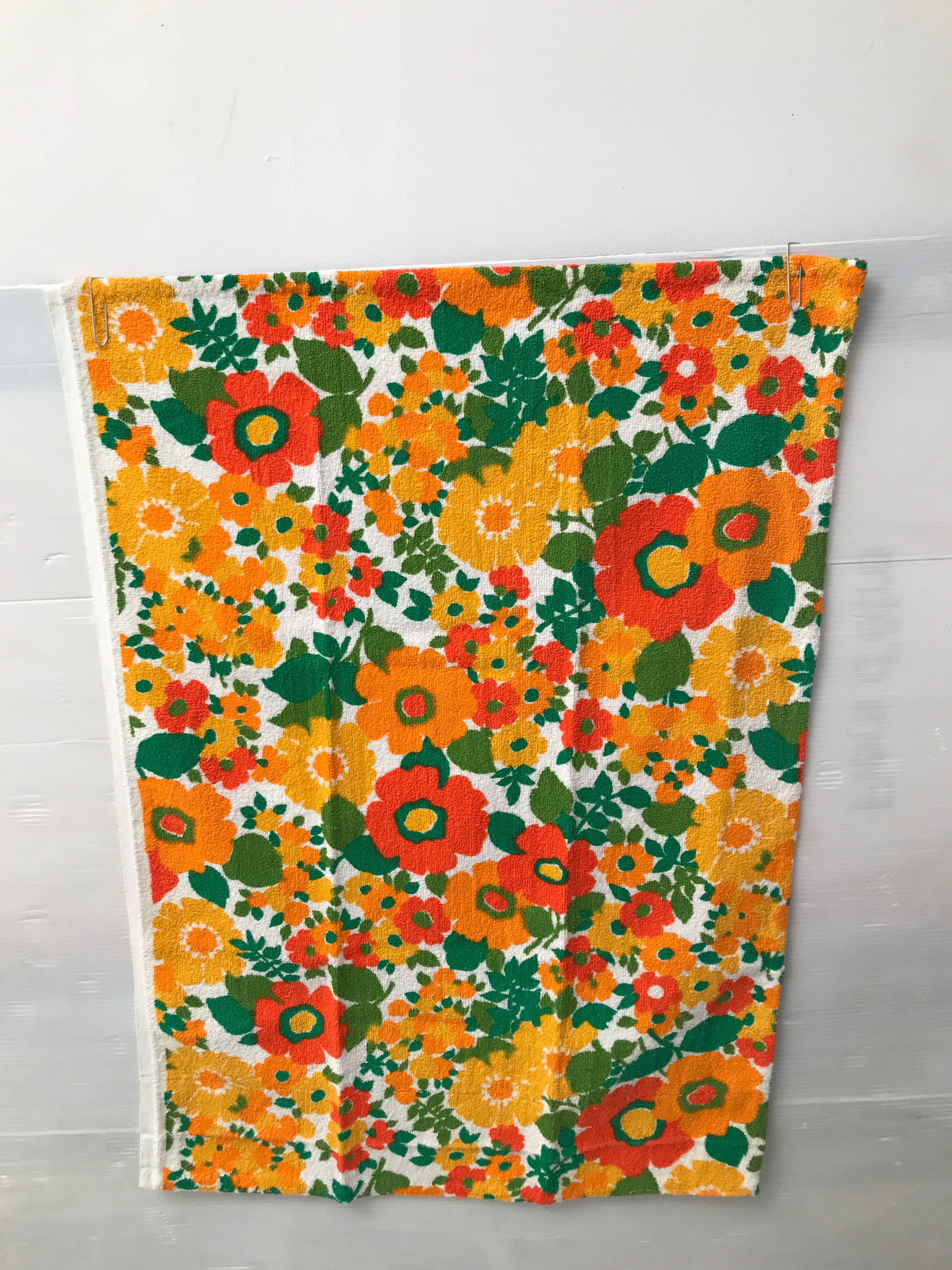 Set of 5 hand towel towels 70s