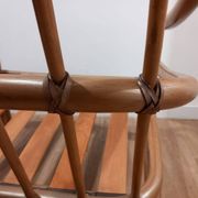 Two rattan armchairs from the 1970s, Scandinavia