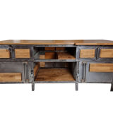 Industrial kitchen island, 1970s