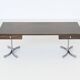 Trau Arredamenti Metallici S.P.A. large desk in rosewood Italy 1960