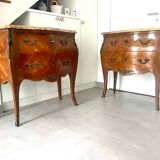 Paire commodes Louis XV anciennes en très bon état