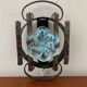 Vintage wall lamp in wrought iron and De Murano glass from the 50s and 60s