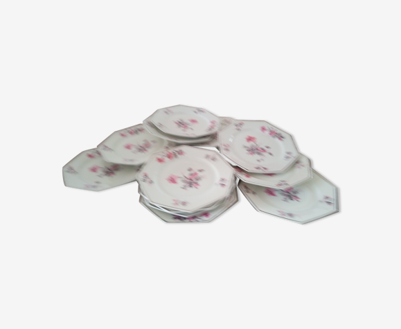 Assiettes plate porcelaine