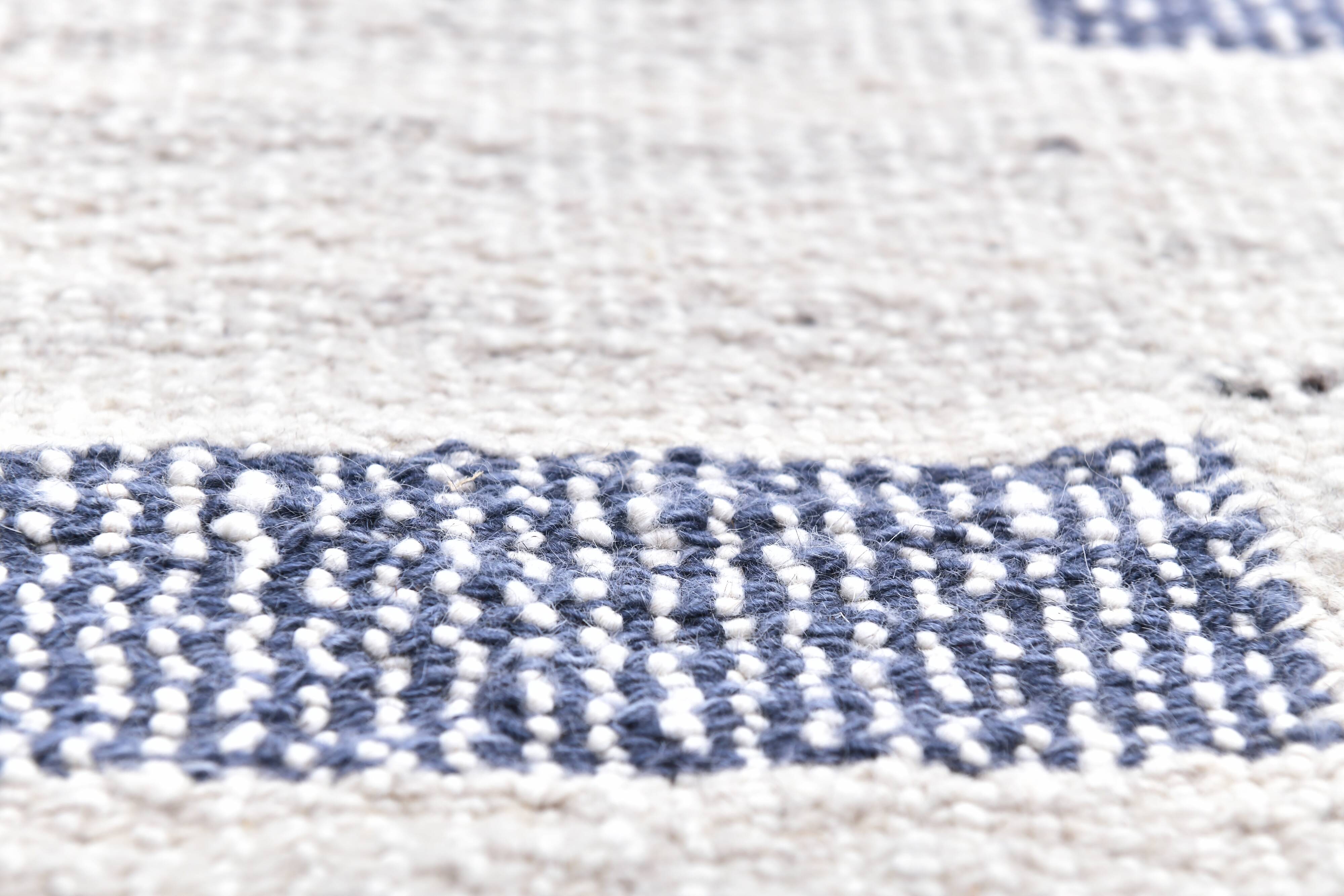 315x210 cm cream Blue kilim carpet, wool hand made blue kilim rug.