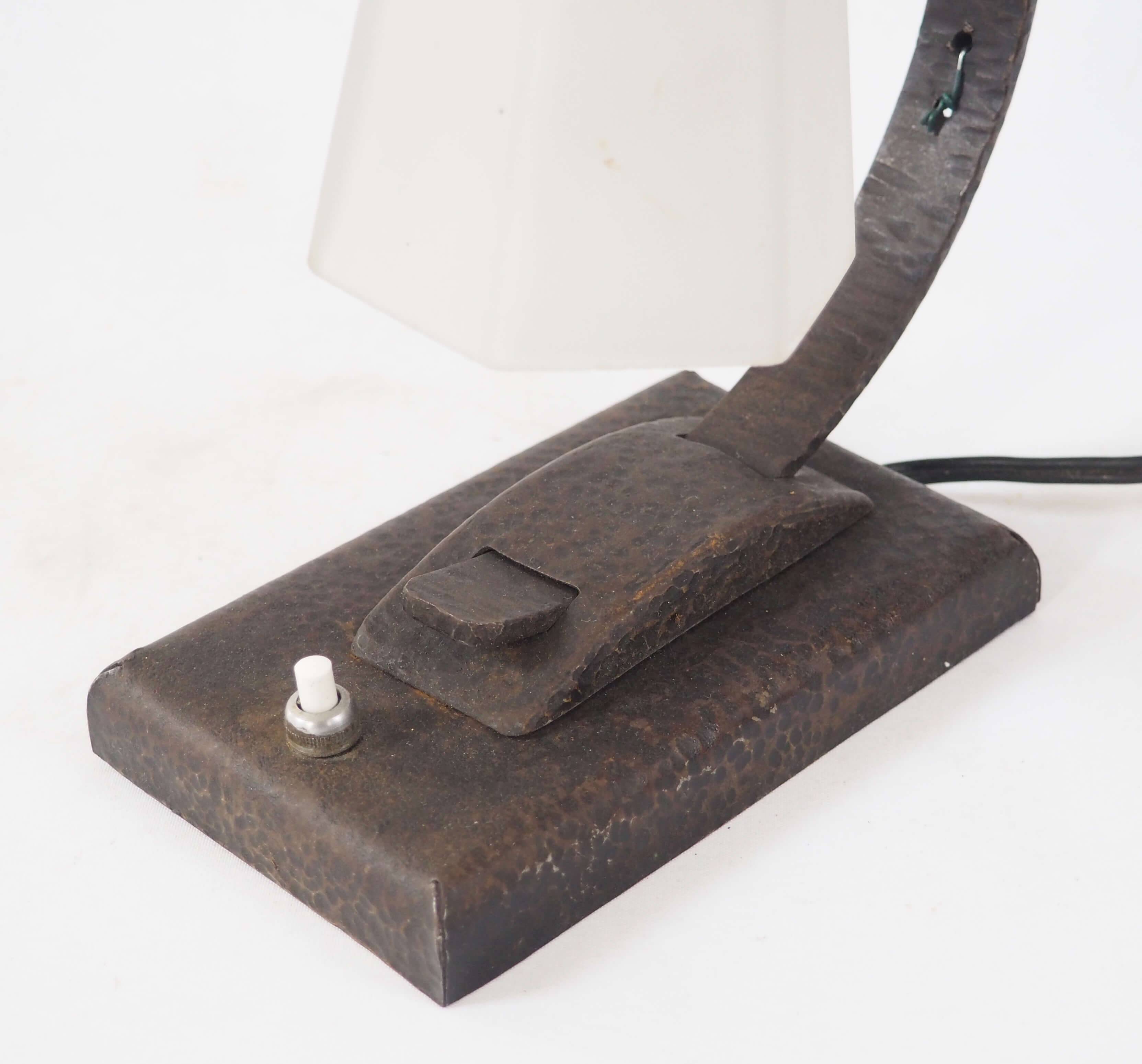 Art Deco bedside lamp