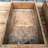 Antique cherry farmhouse table with 3 drawers