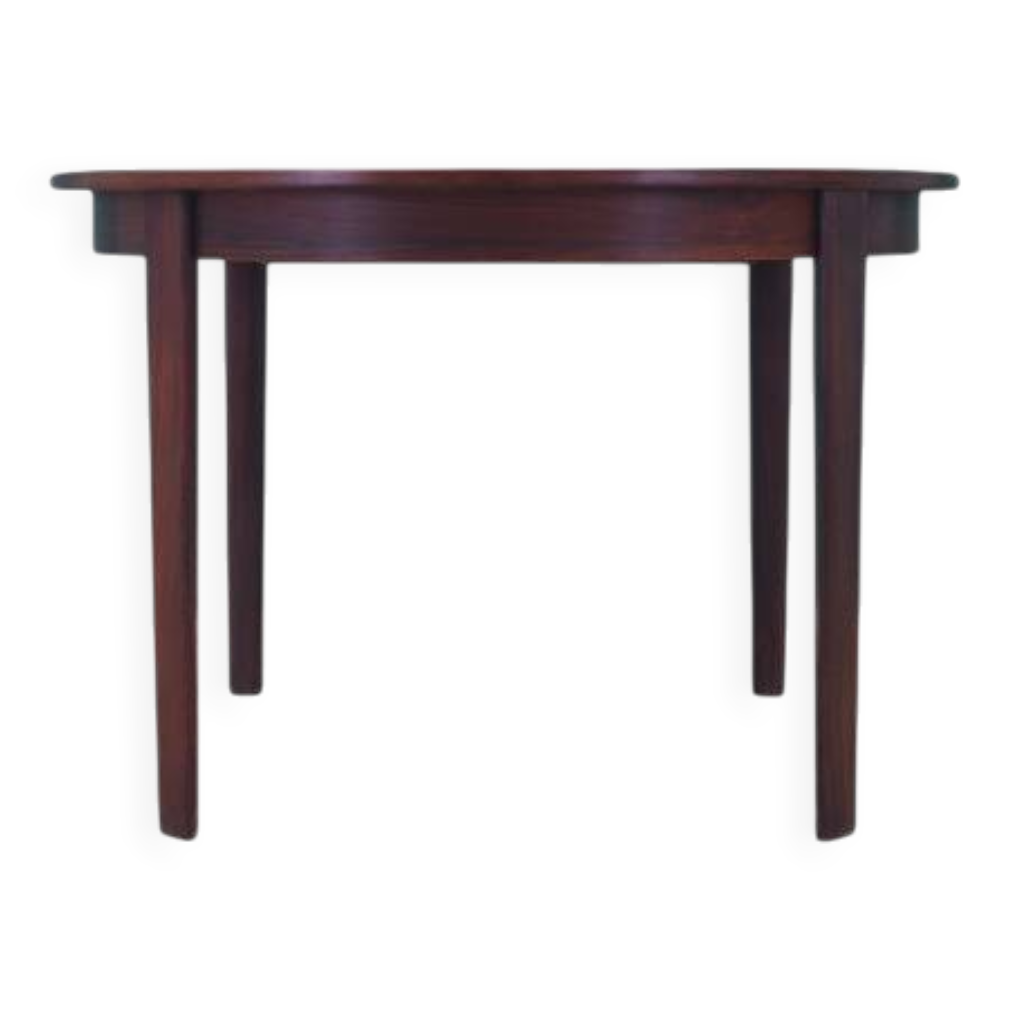 Round rosewood table, Danish design, 1960s, production: Denmark