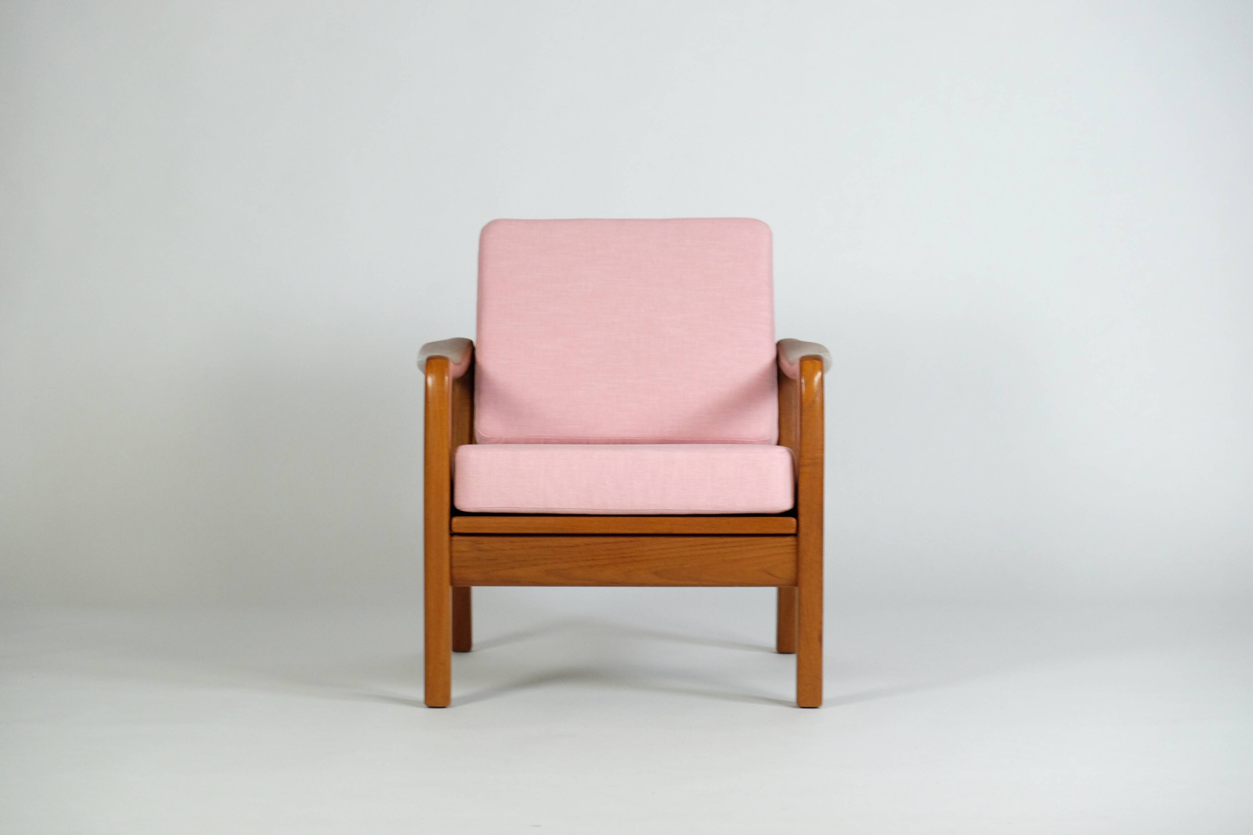 Danish Vintage Teak Easy Chair Armchair by Juul Kristensen - 1970s
