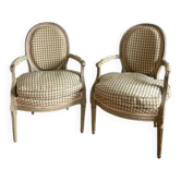 Authentic louis xv armchair pair