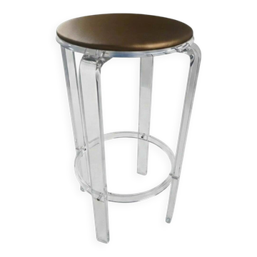 Tabouret "Les Invisibles de Marais" en Plexiglas – Circa 1970