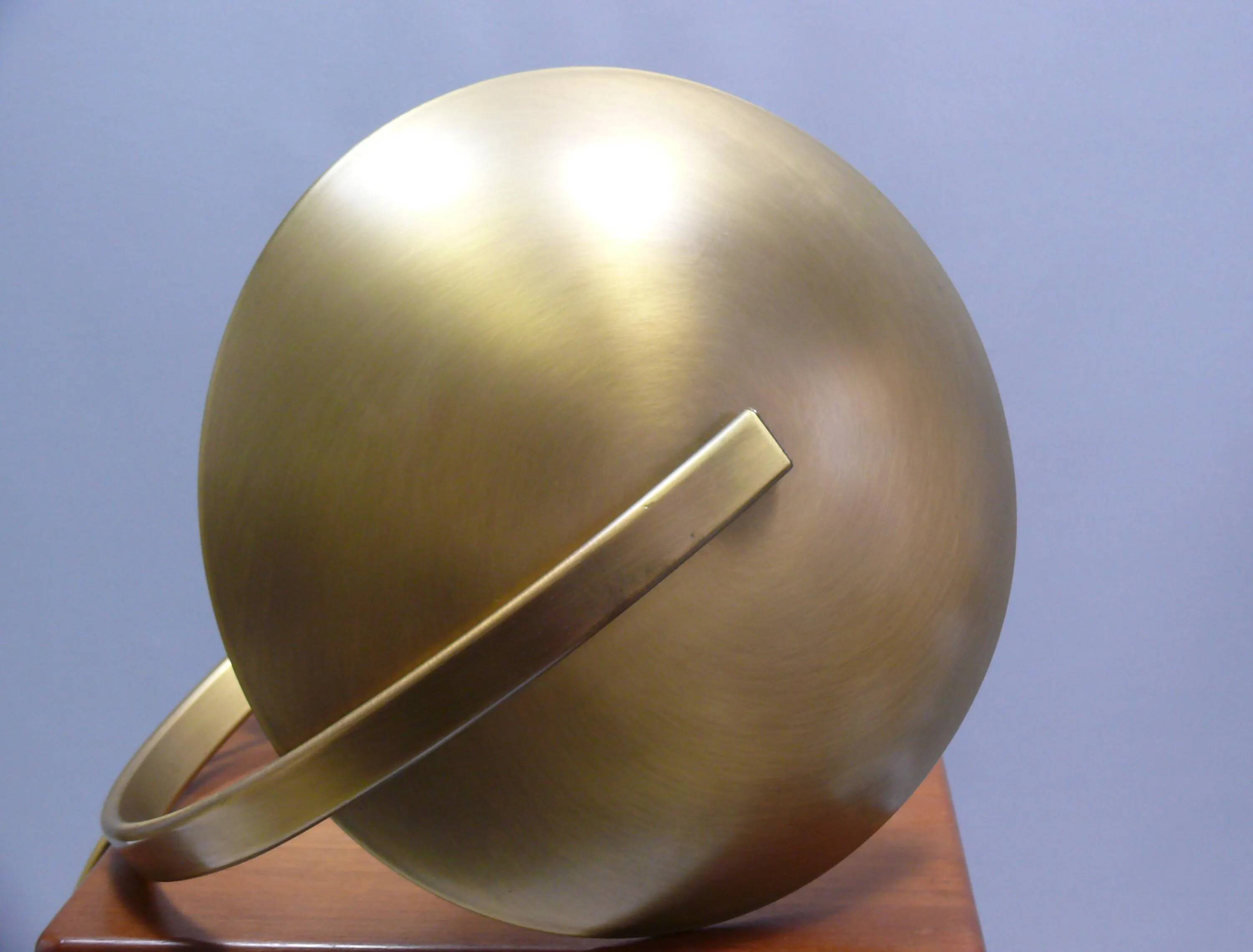 Brass table lamp, Hillebrand, 1960s