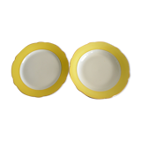 Set of two dishes Lunéville model Daffodil