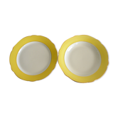 Set of two dishes Lunéville model Daffodil