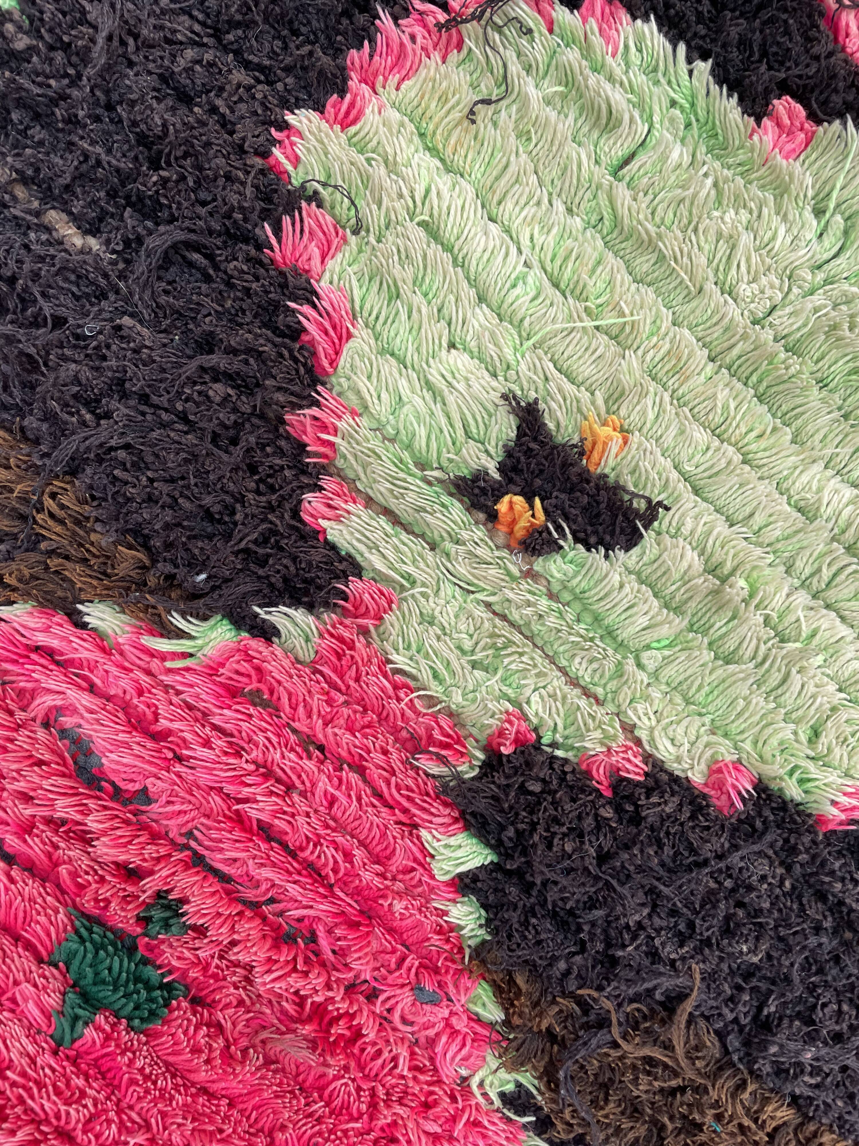 Berber carpet boucherouite