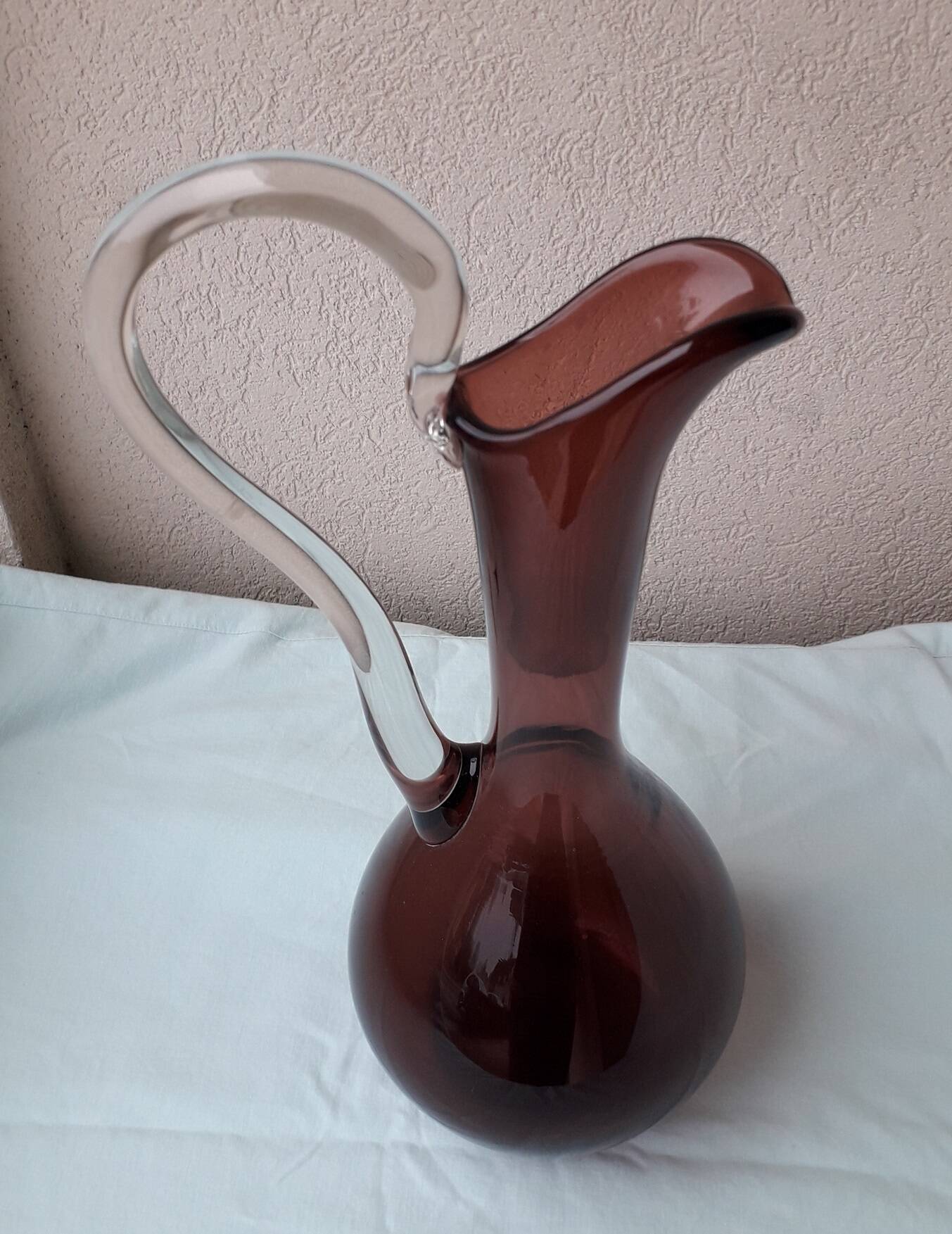 Blown glass jug