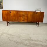 Vintage teak row