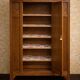 Large Parisian Art Deco wardrobe in solid oak – timeless elegance