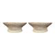 19th Century Italian Pierced Porcelain Compotes from Giustiniani Manufacture, Set of 2