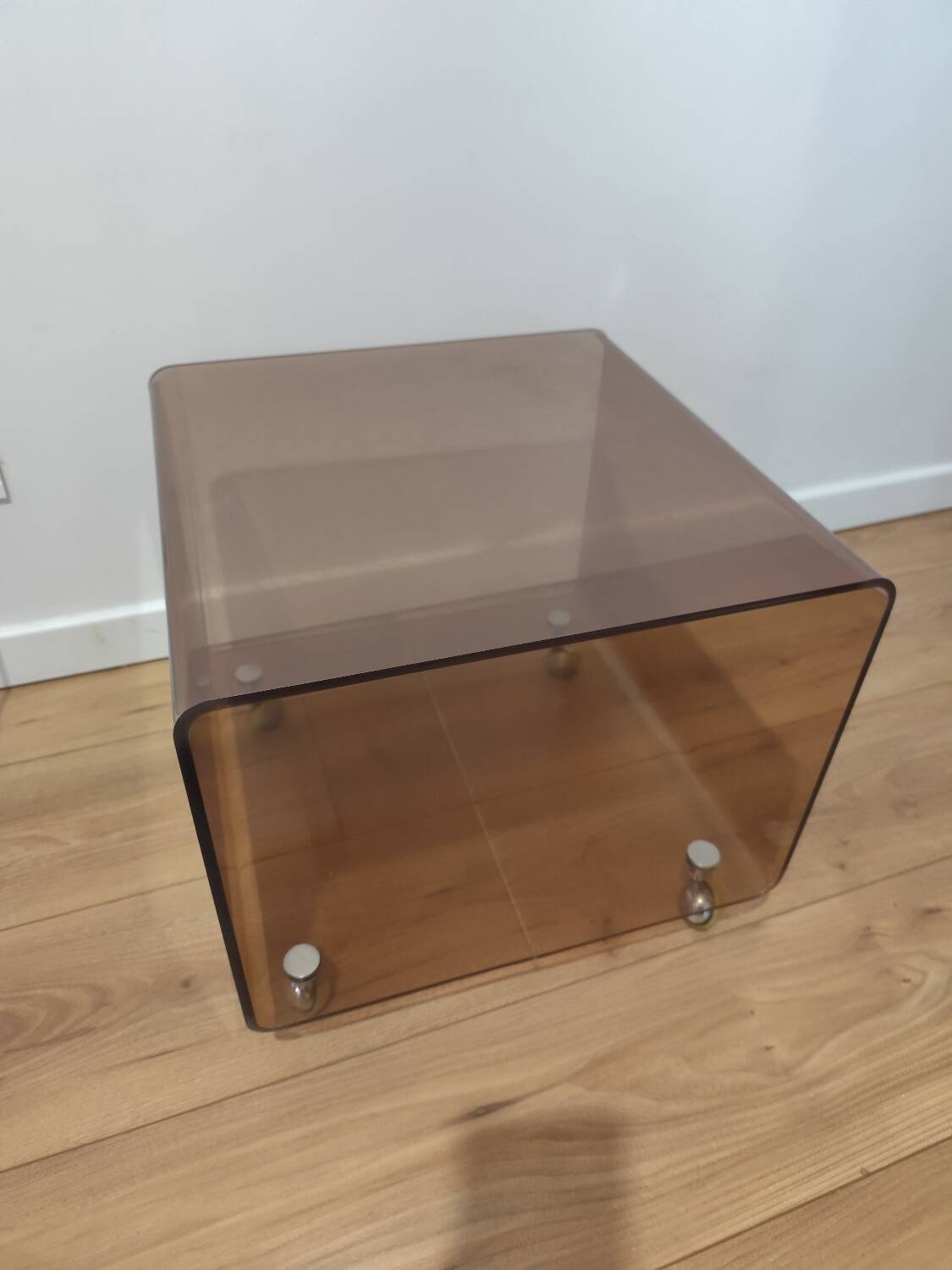 Acrylic side table