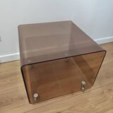 Acrylic side table