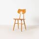 Midcentury dining chair from TON, beech and plywood, Czechoslovakia, 1960s