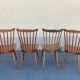 Series of 4 chairs Baumann Menuet