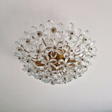Italian ceiling light in Murano glass, 1970.