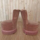 Pair of pale pink chairs