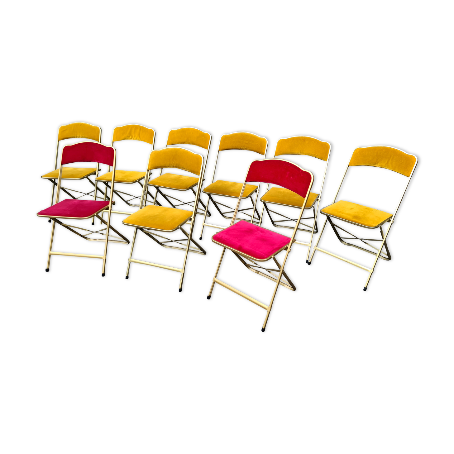 Lot de 10 chaises pliantes Chaisor "chaise théâtre"