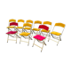 Lot de 10 chaises pliantes Chaisor "chaise théâtre"