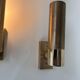 Pair of vintage adjustable wall lights, brass, France 1960