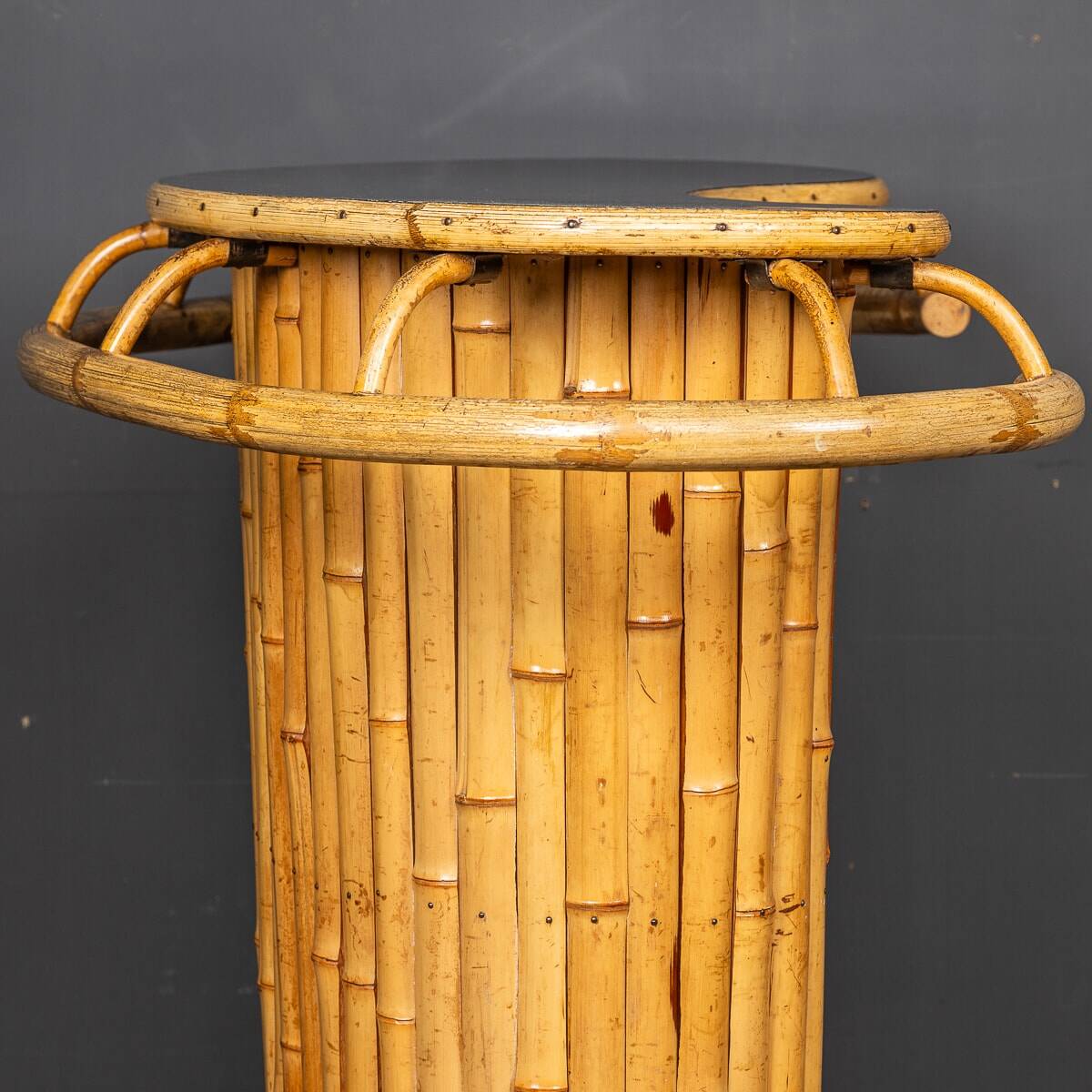 20thc italian standing bamboo tiki bar c.1960