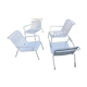 Four stackable outdoor armchairs "luxembourg"