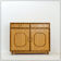 Bamboo chest of drawers with 2 doors and 2 drawers - brass handles, circa 1960.