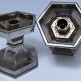 Pair of Nagel design candlesticks from the 80s