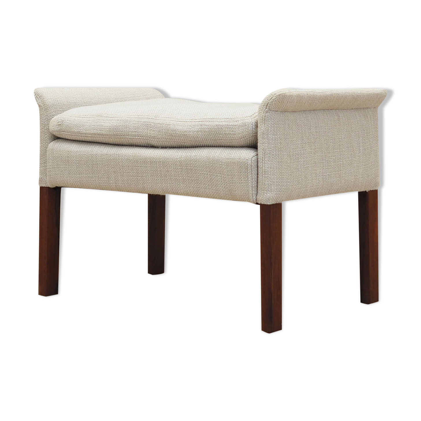 Rosewood footstool, Scandinavian design, 1960s, designer: Hans Olsen, production Vatne Møbler