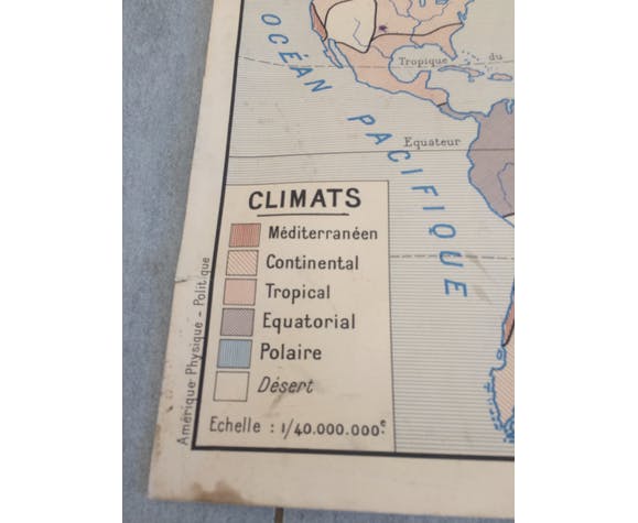 Ancient map political/physical America