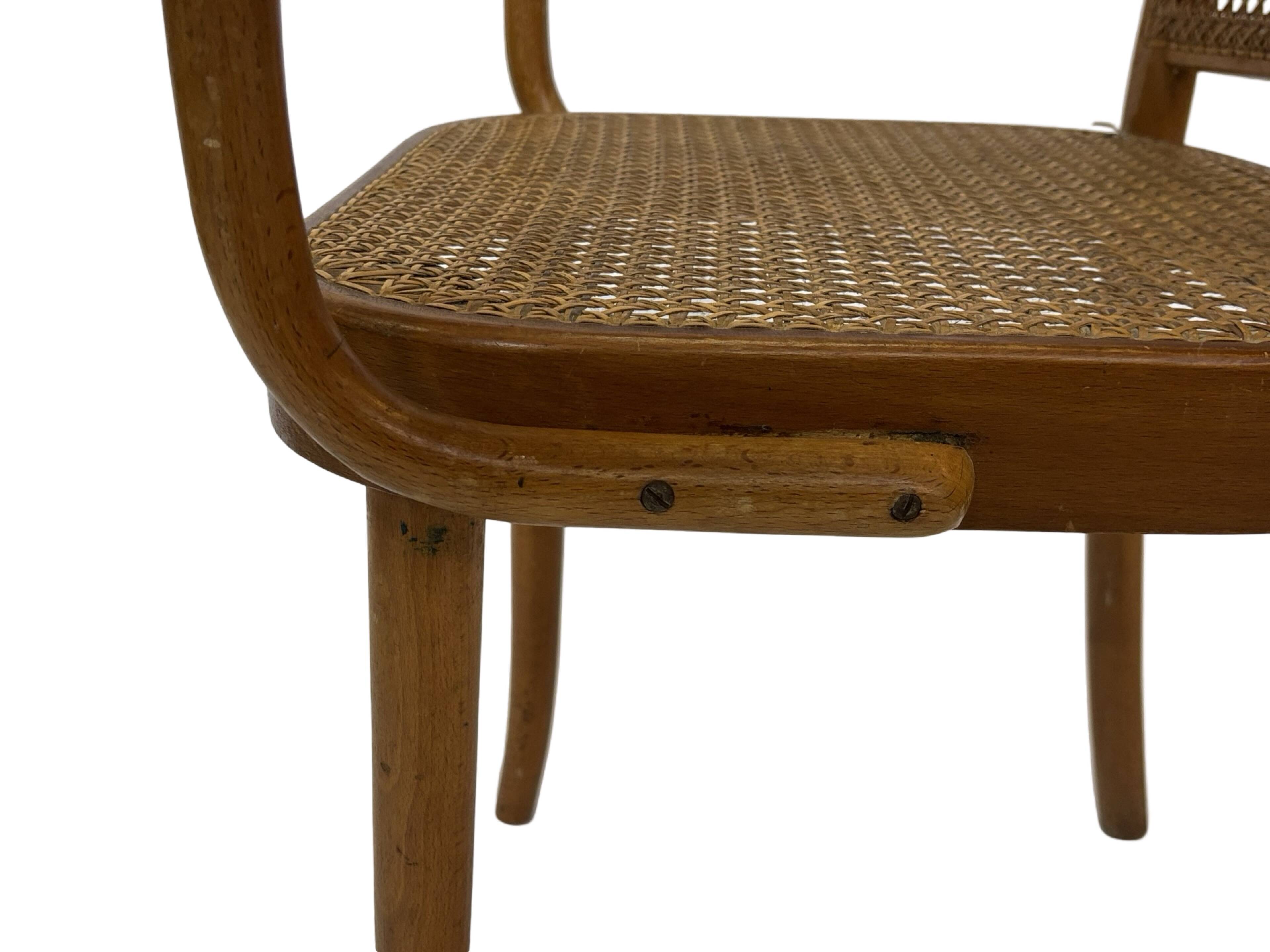 Chaise vintage modèle 811 / Chaise Prague de Josef Hoffmann pour Ligna 1950