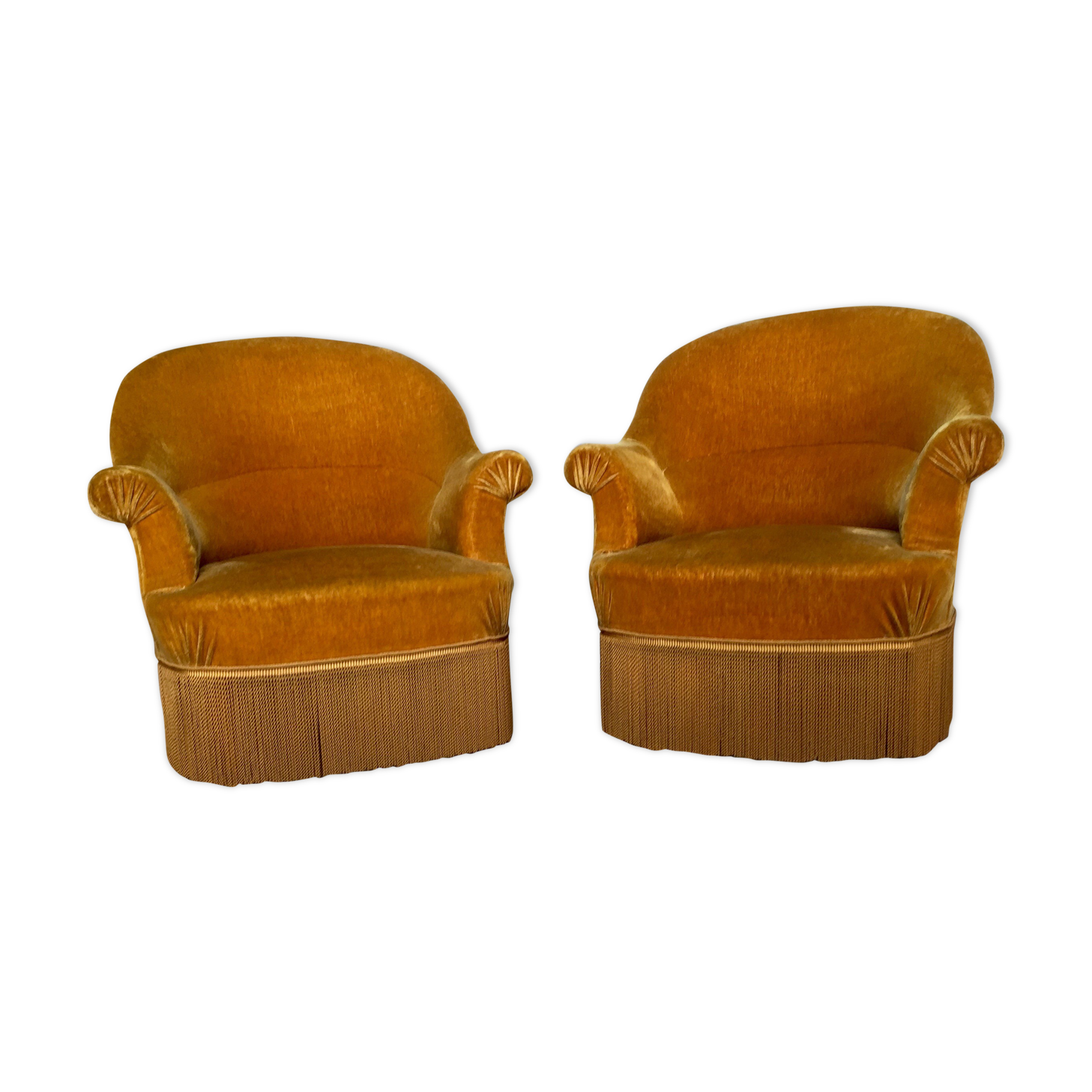 Pair of armcchairs toad