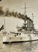 Old photograph stereo, stereograph, luxury albumine 1903 U.S. Navy battleship