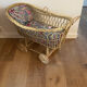 Cradle for vintage rattan doll