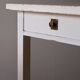 Pair of mid-century Scandinavian white-painted nightstands