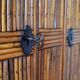 Rattan and bamboo wardrobe