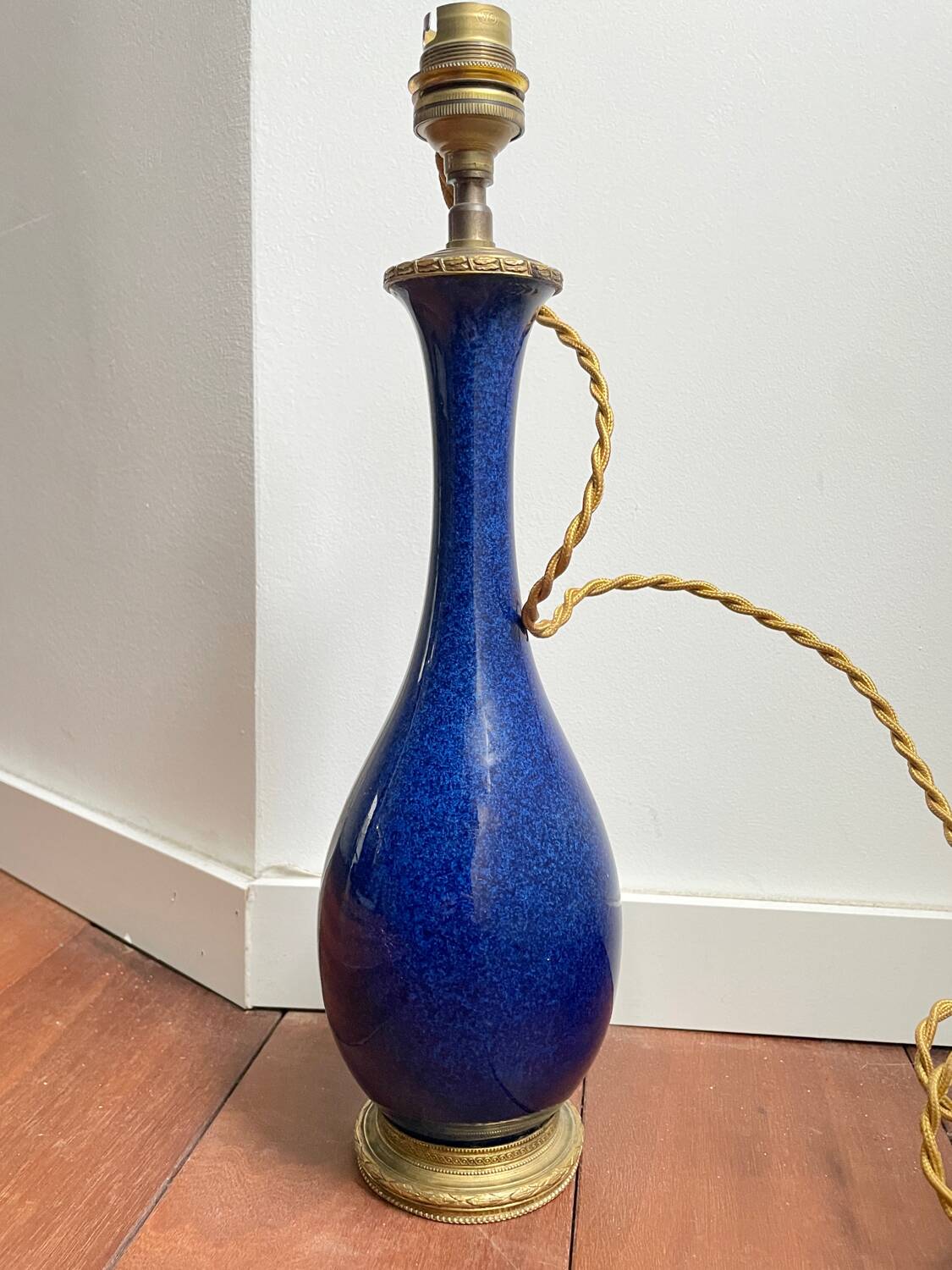 Pied de Lampe Porcelaine de Sèvres 1900