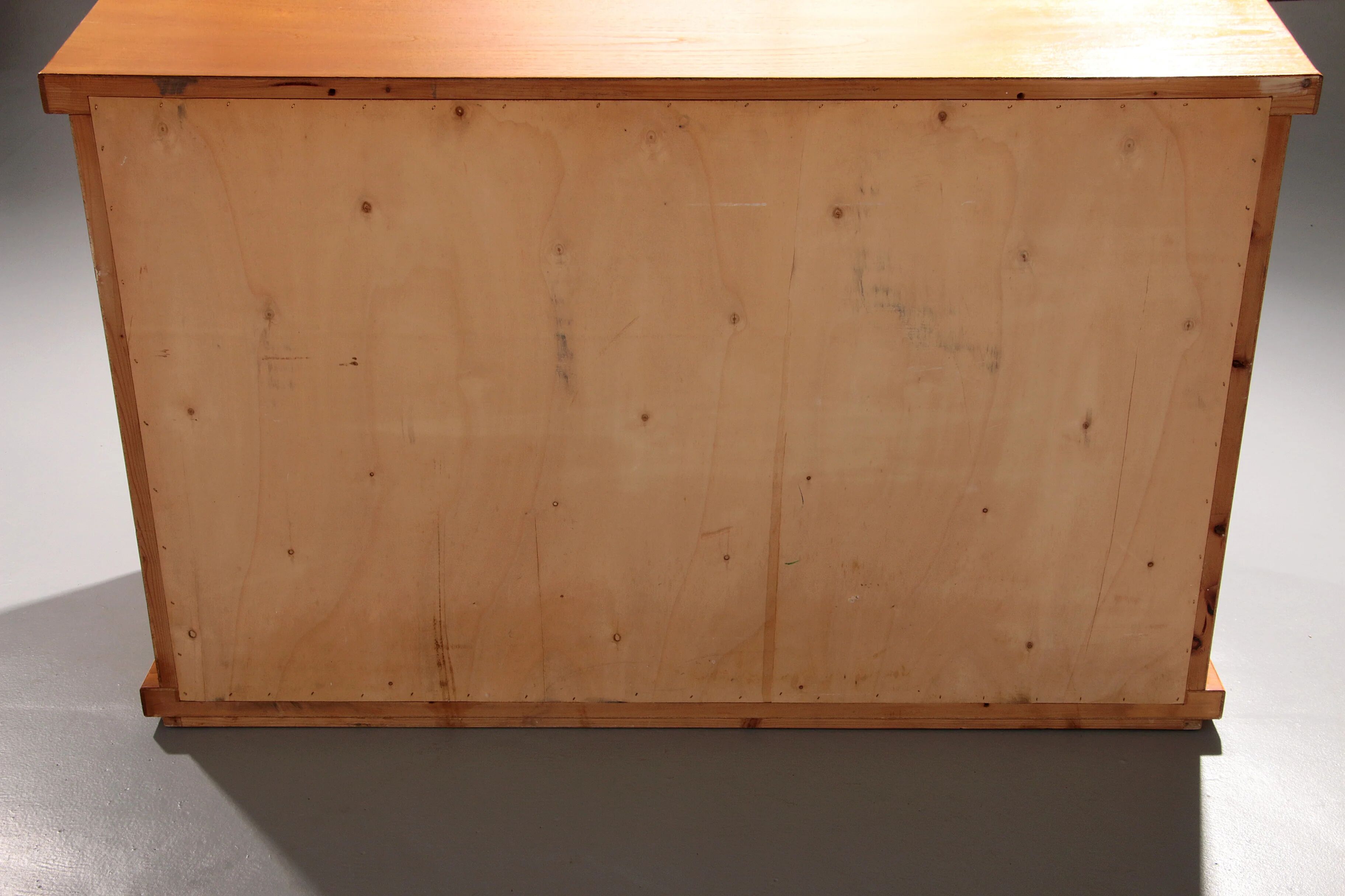 Italian architectural chest of drawers in ash