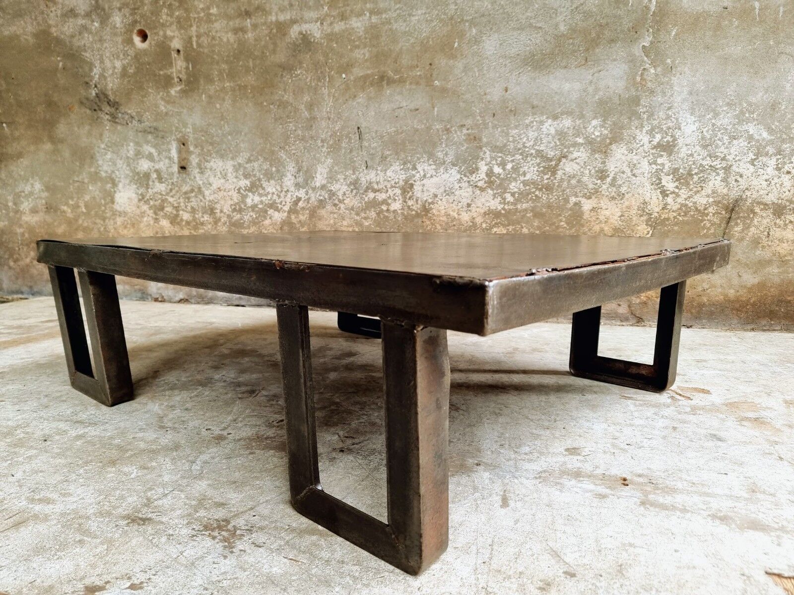 Industrial coffee table pallet table blank steel