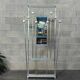 Porte manteau mural art déco aluminium poli France