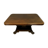 Table cible anglaise en acajou époque Napoléon III vers 1850-1860
